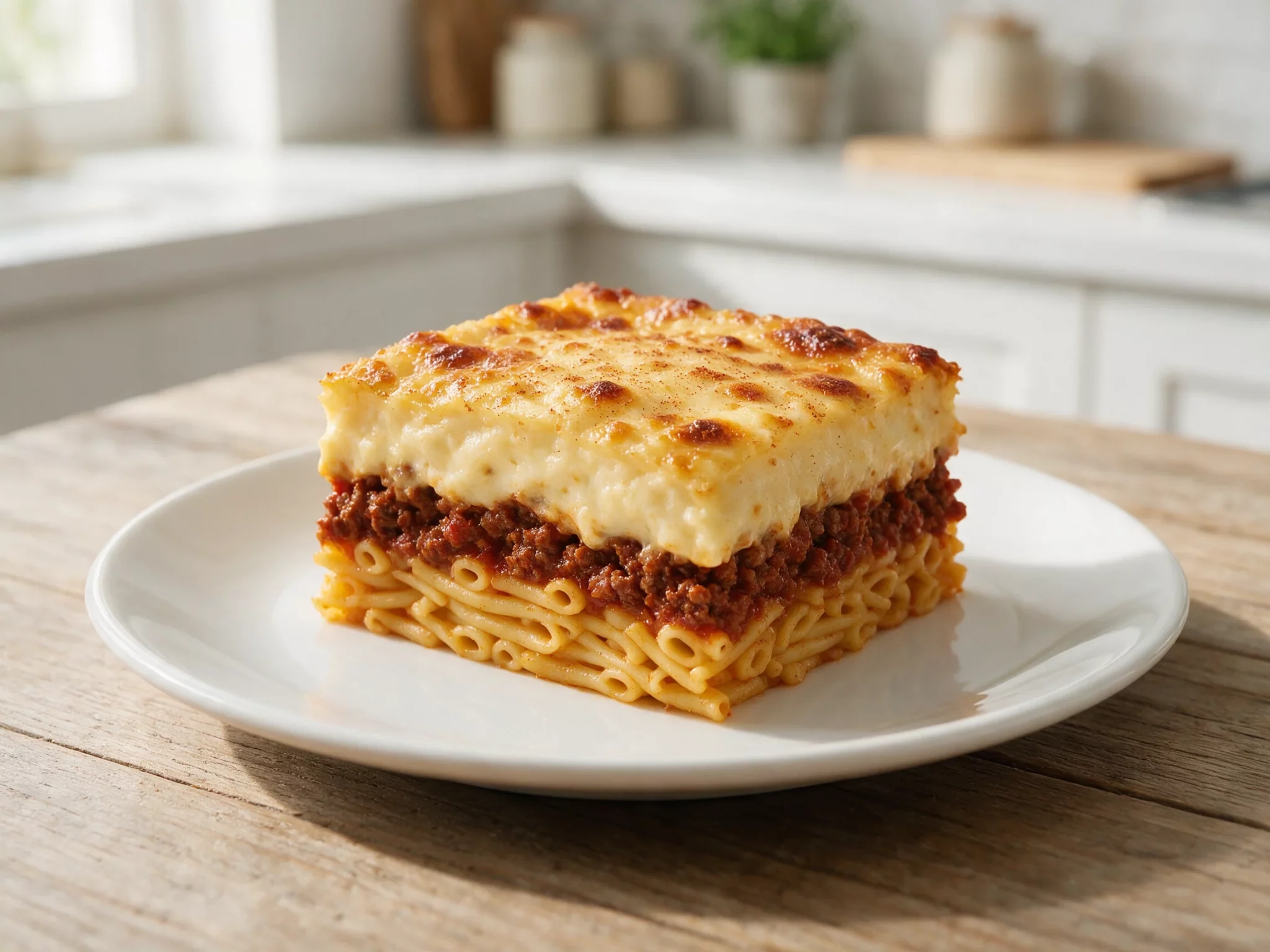 Cypriot Makaronia Tou Fournou: Baked Pasta with Béchamel