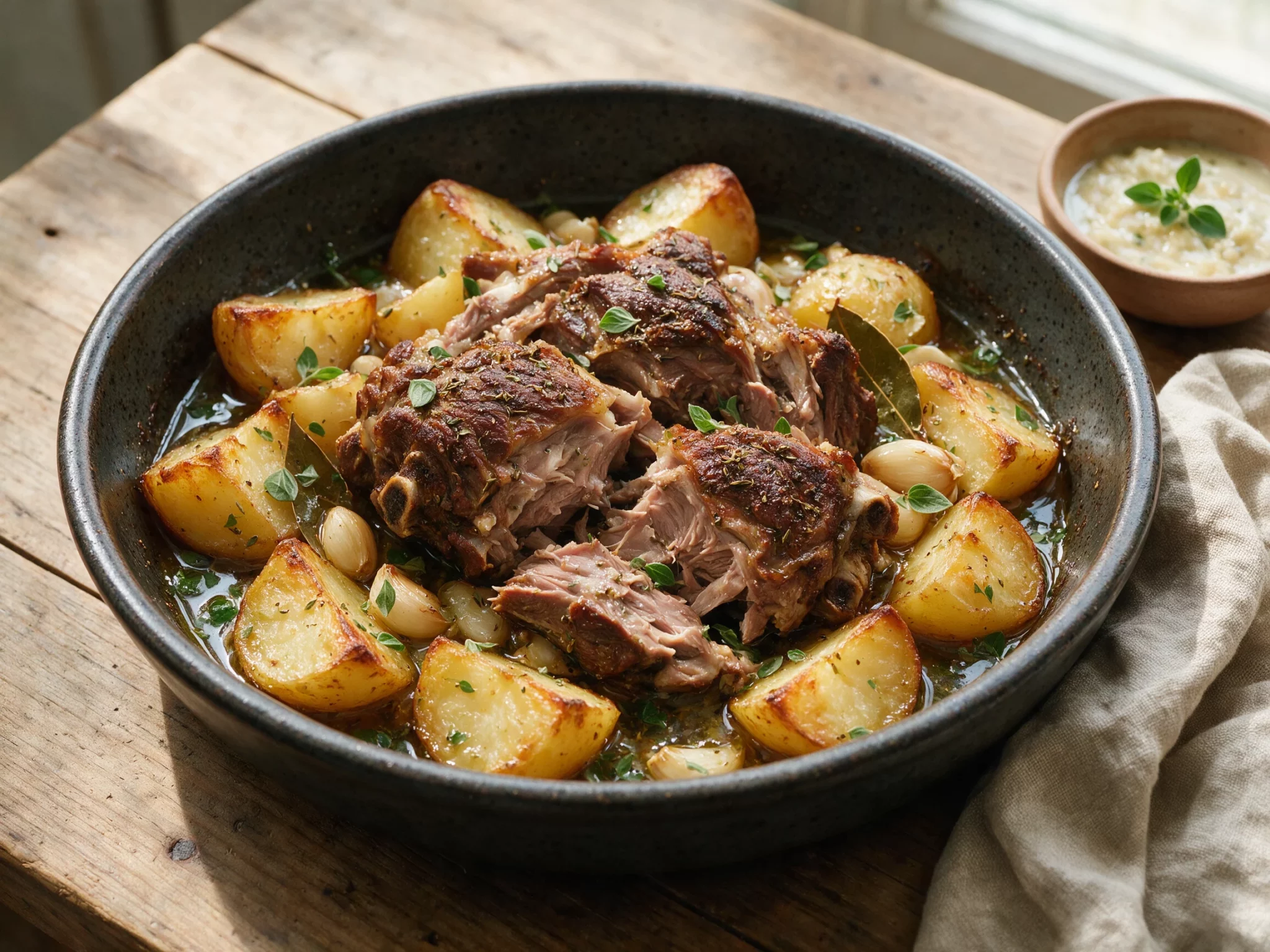 Slow-Roasted Cypriot Kleftiko with Lamb and Potatoes