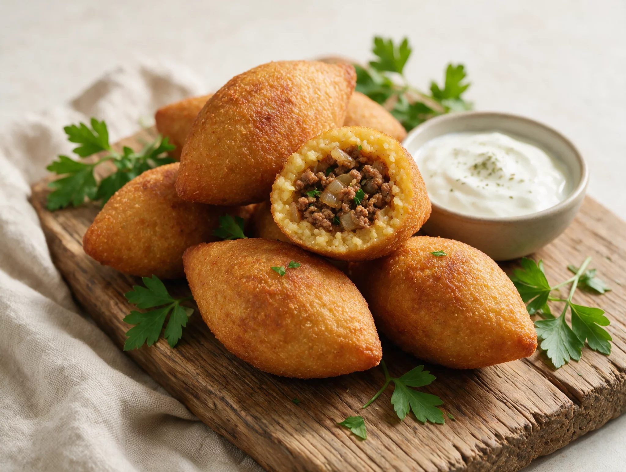 Cypriot Koupes: Deep-Fried Shells, Spiced Meat Filling