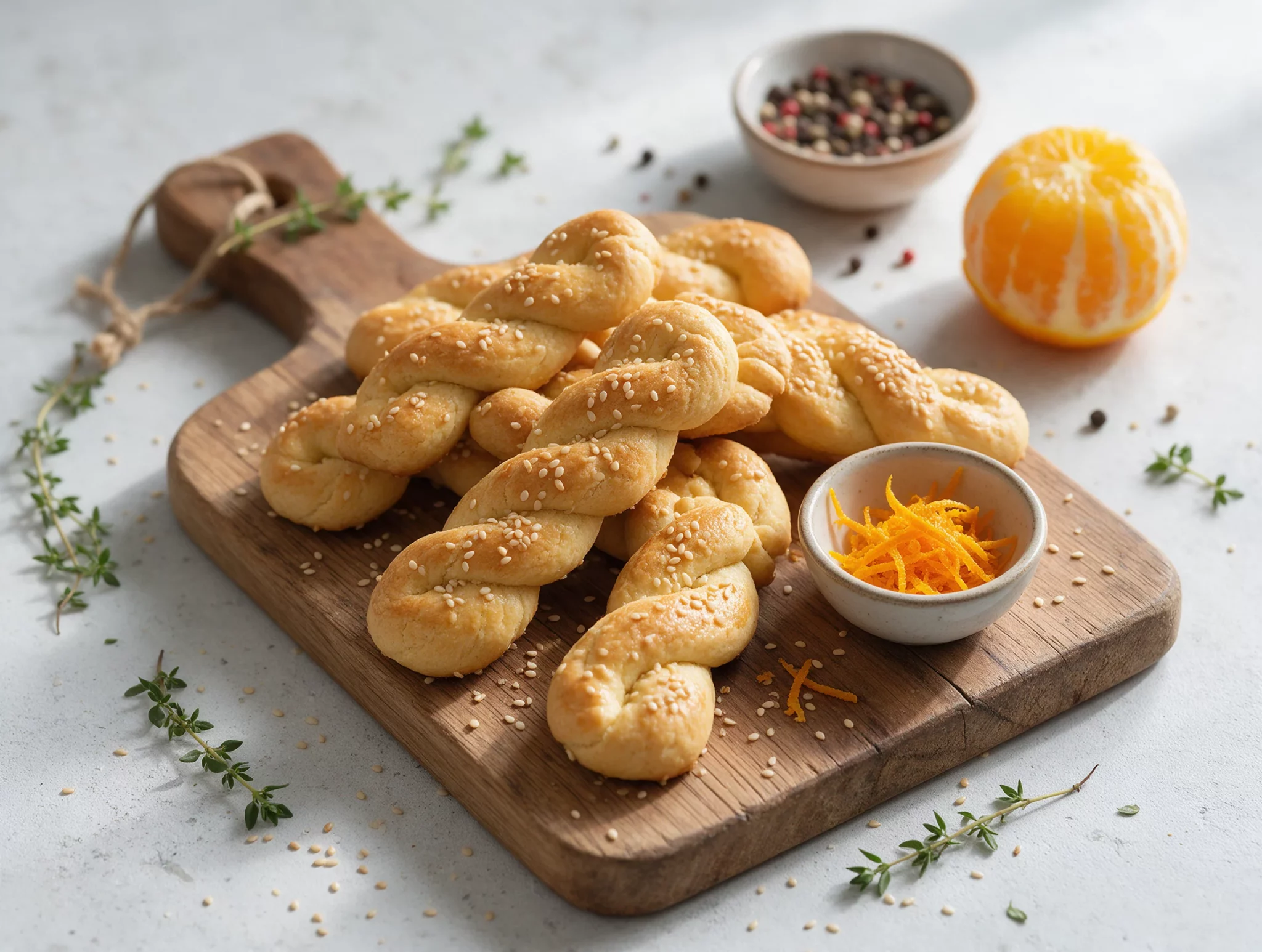 Ladokouloura: Greek Olive Oil Biscuits with Orange