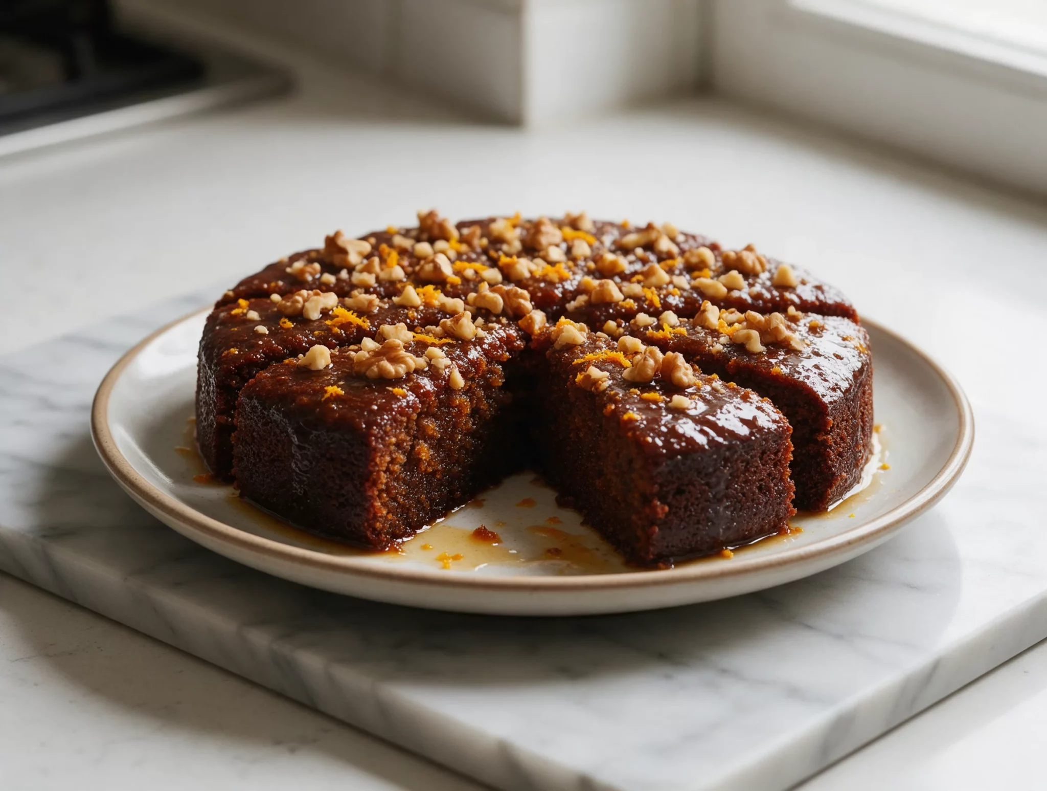 Cypriot Carob Syrup Cake: Sticky, Spiced, and Simple